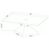 Jenny - Rectangular Coffee Table Set