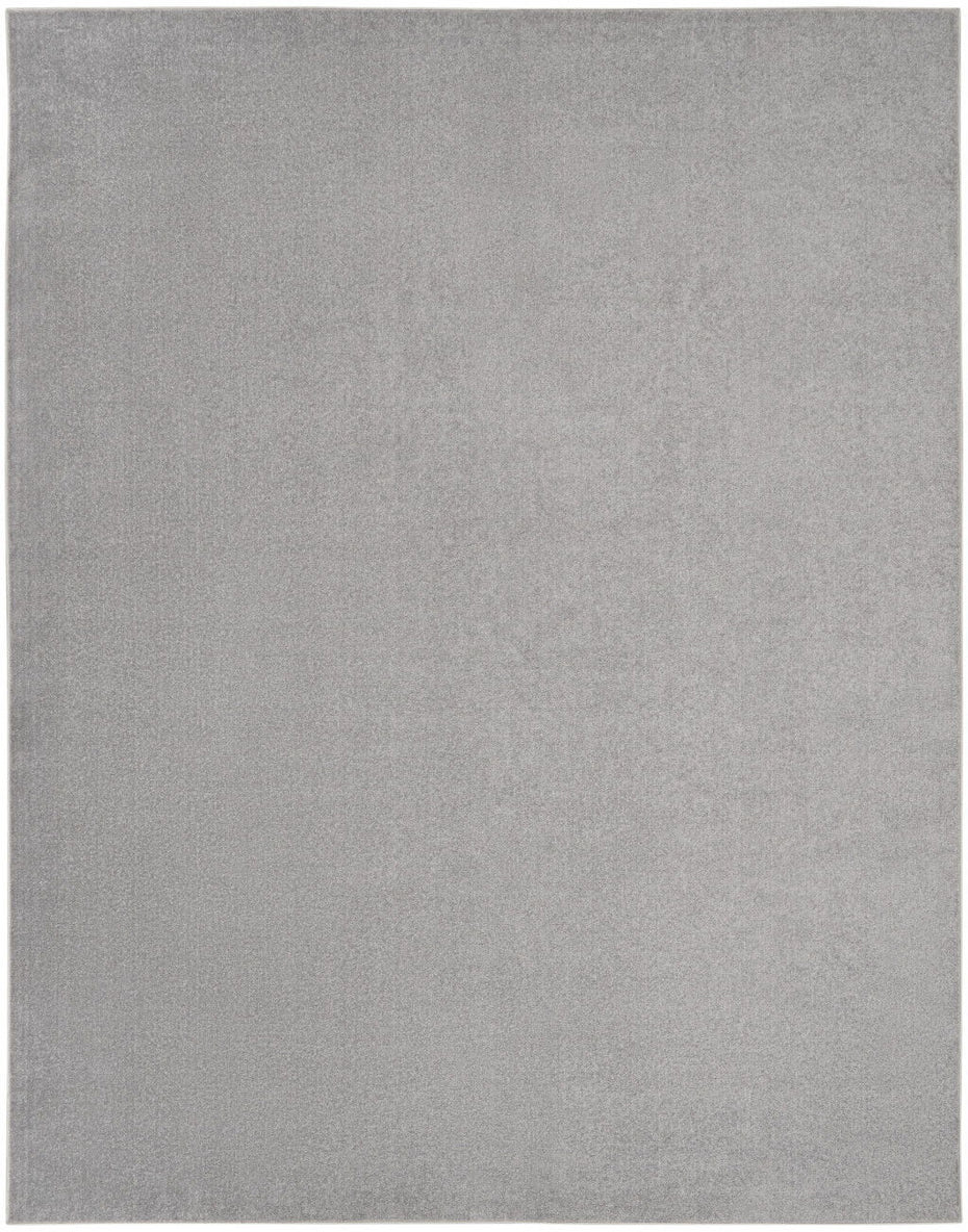 8' X 10' Non Skid Indoor / Outdoor Area Rug - Silver Gray