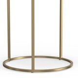 Drake - 2 Piece Nesting Table - Antique Nickel / Antique Copper by Simpli-Home | Bel Furniture