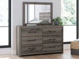 Graystorm - Brown Gray - Dresser And Mirror by Signature Design by Ashley® | Bel Furniture