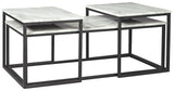 Donnesta - Gray / Black - Occasional Table Set (Set of 3) by Signature Design by Ashley® | Bel Furniture