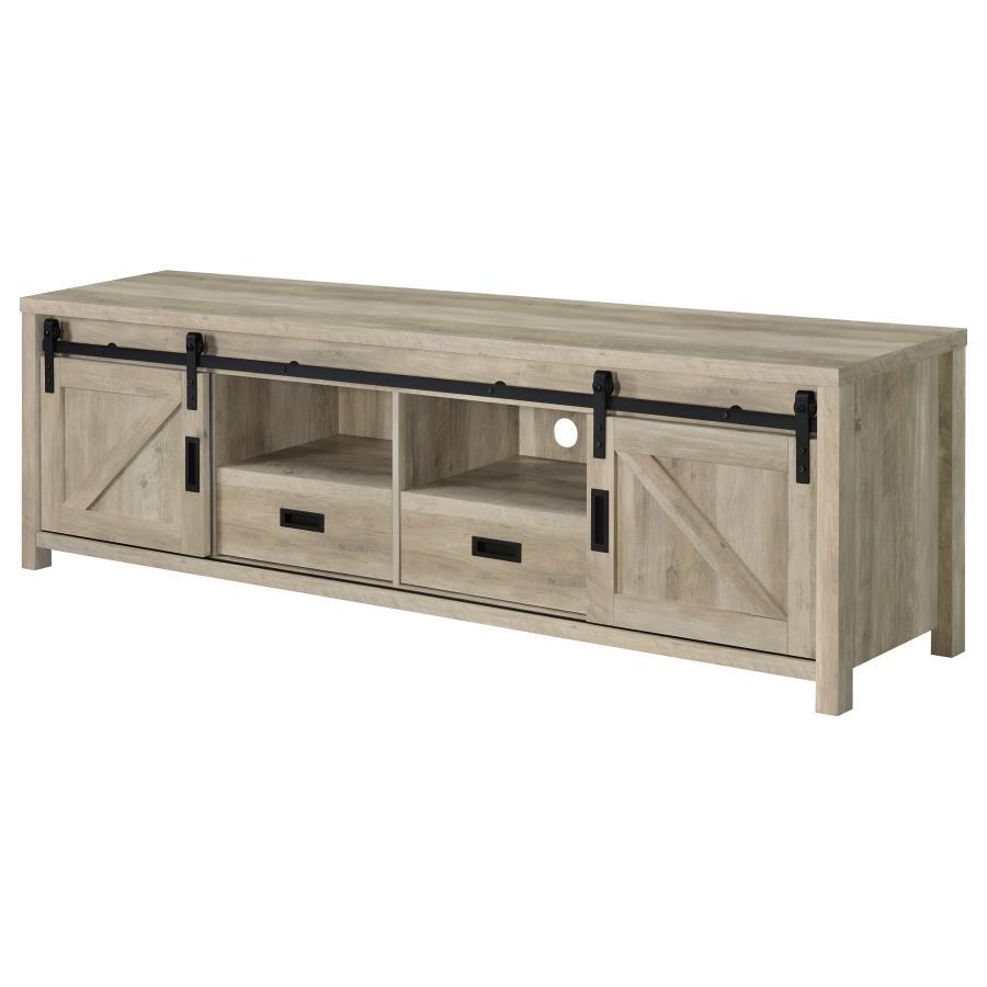 Madra - 2-Door Engineered Wood TV Stand