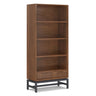 Banting - Mid Century Bookcase, Handcrafted Light Brown by Simpli-Home | Bel Furniture