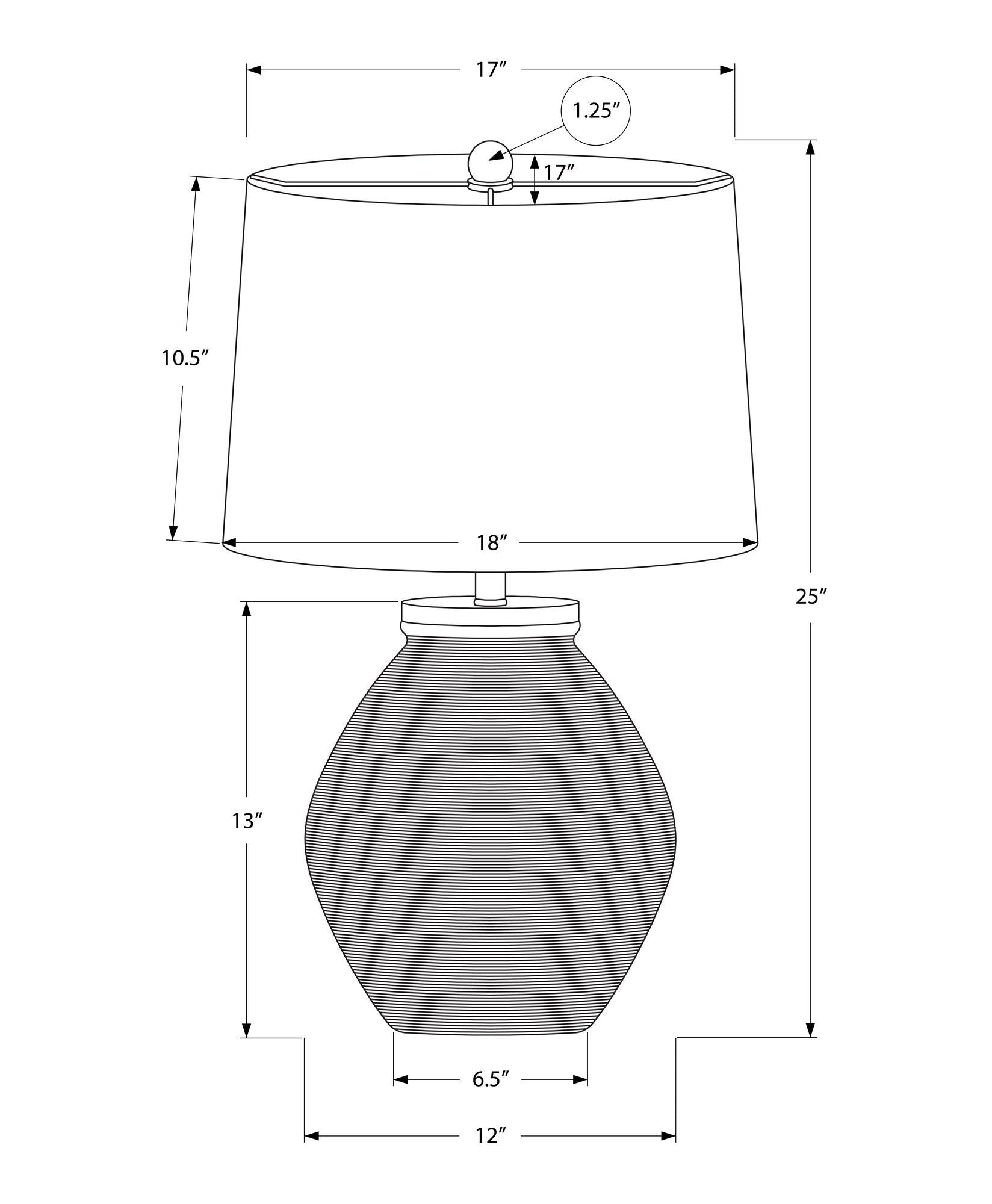 Lighting, Table Lamp, Concrete, Resin, Contemporary - Cream