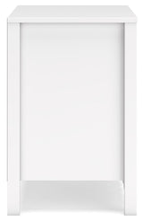 Hallityn - White - Two Drawer Night Stand by Signature Design by Ashley® | Bel Furniture