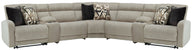 Colleyville - Power Reclining Sectional Beige 7 Pc. Power Reclining Sectional by Signature Design by Ashley® | Bel Furniture