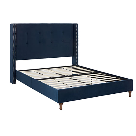 Peyton - Upholstered Bed With 54" High Headboard, Traditional Hand Buttoned Tufting - view 20