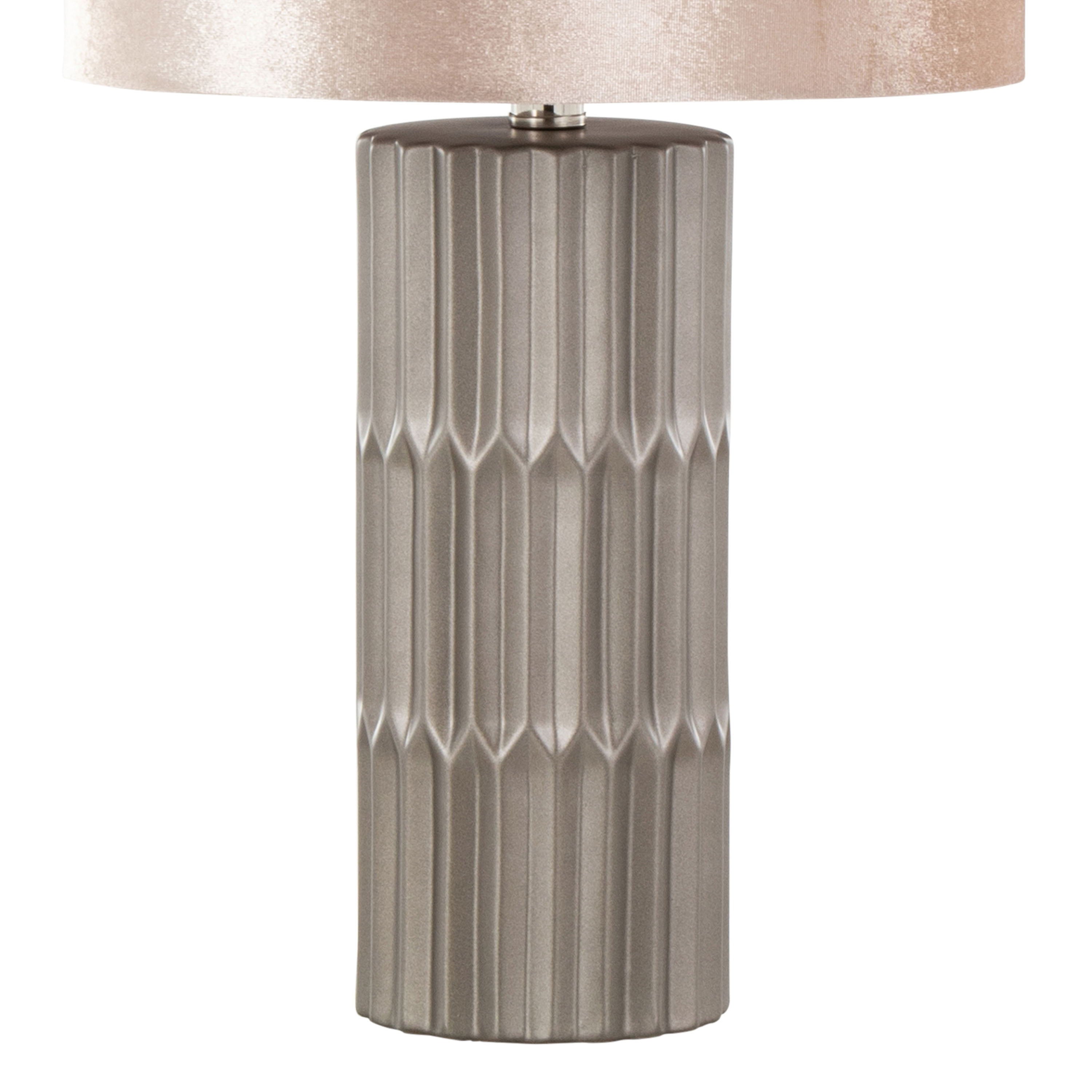 Tania - Contemporary Table Lamp - Brown / Metallic Brown / Champagne