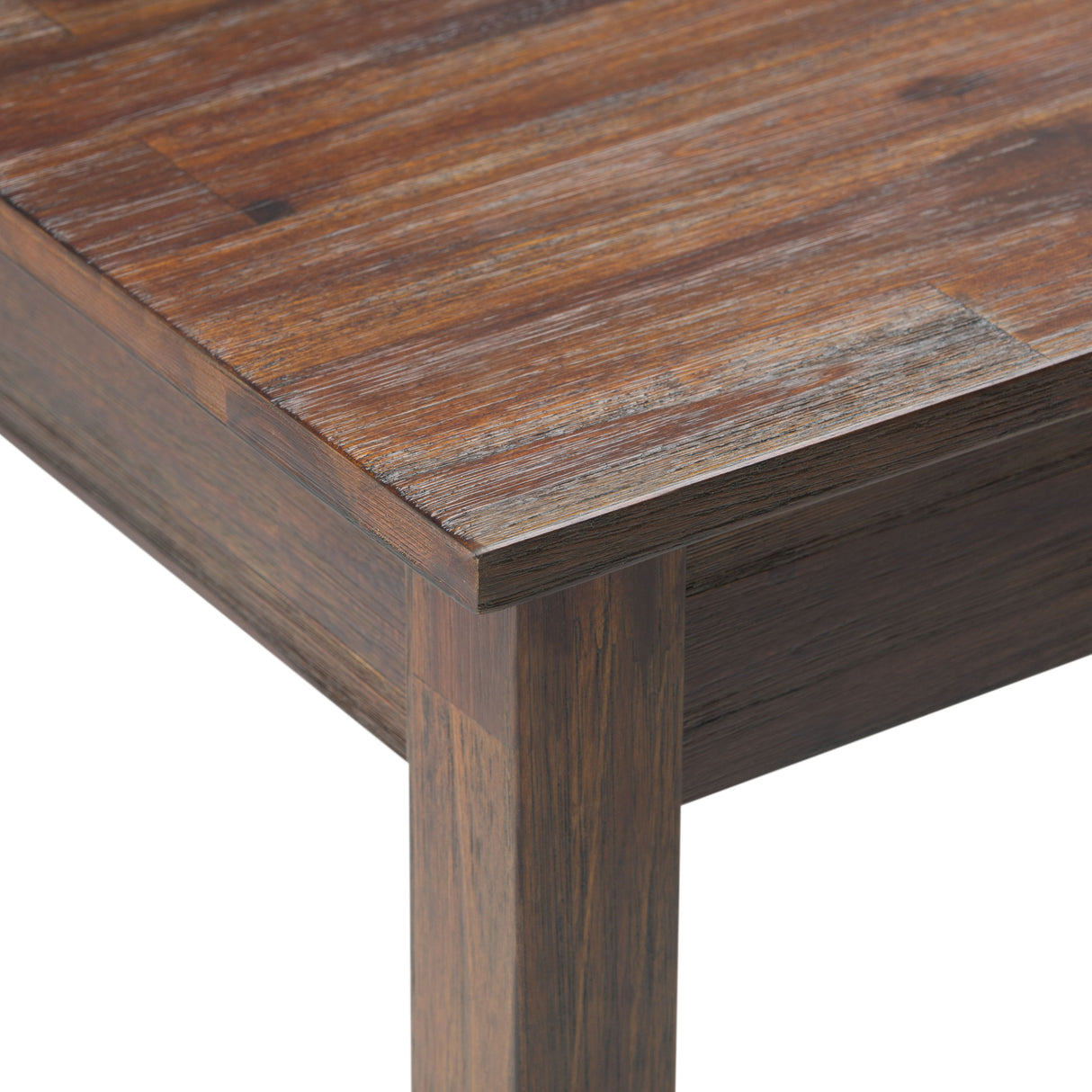 Monroe - Desk - Distressed Charcoal Brown by Simpli-Home | Bel Furniture