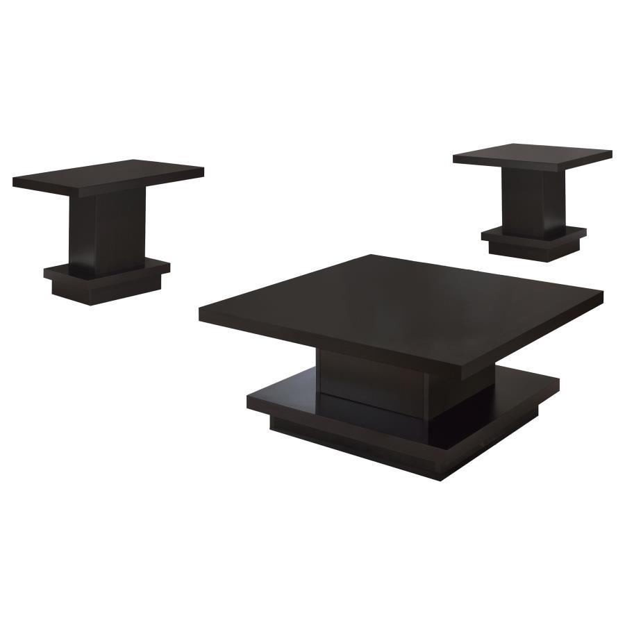 Reston - Square Coffee Table Set by Coaster Fine Furniture | Bel Furniture