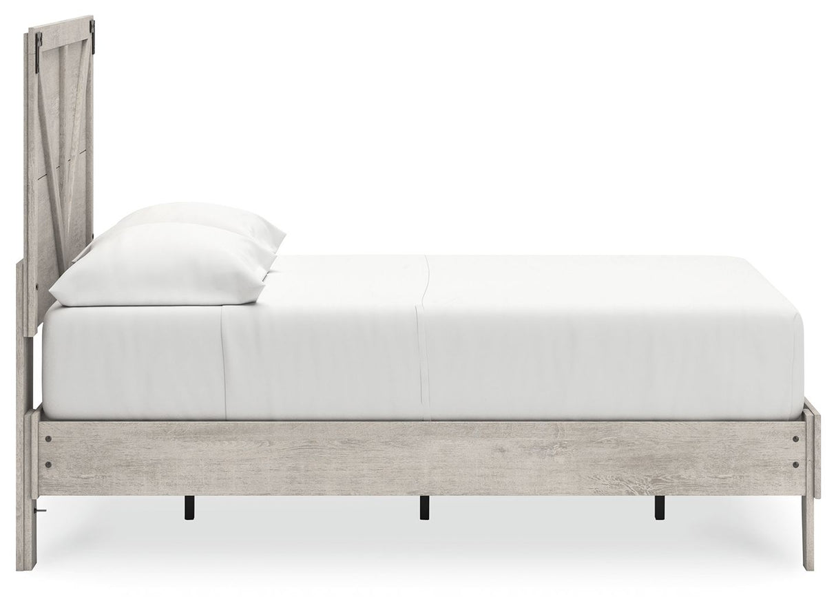 Shawburn - Platform Bed With Crossbuck Panel Headboard by Signature Design by Ashley® | Bel Furniture