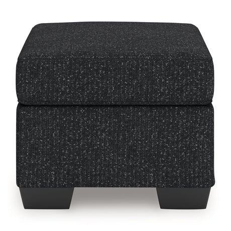 Jasmine Peaks - Ottoman - Coal - view 5