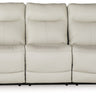 Mindanao - Pwr Rec Sofa With Adj Headrest White by Signature Design by Ashley® | Bel Furniture