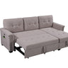 Ashlyn - Reversible Sleeper Sectional Sofa With Storage Chaise, USB Charging Ports And Pocket by Lilola Home | Bel Furniture