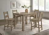 Cardova - Square Counter Height Dining Table - Vineyard Oak