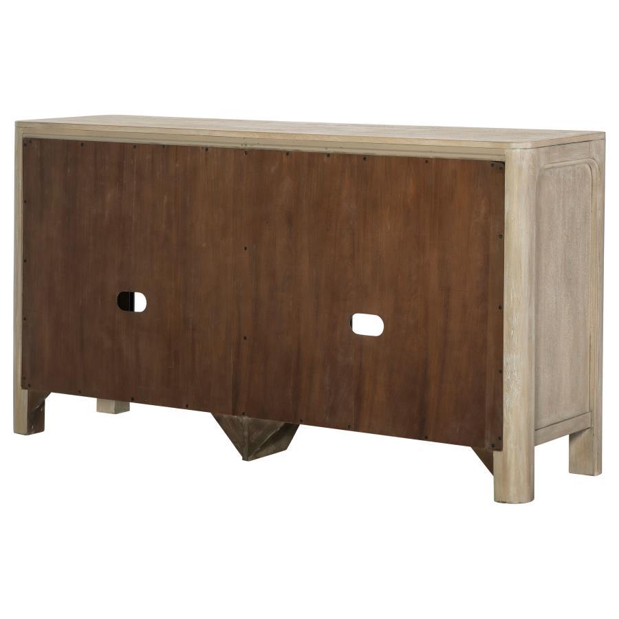Solano - Sliding Door Dining Sideboard Server - Weathered Mango