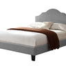 Kopa - Upholstered Bed Gray Queen by Wallace & Bay | Bel Furniture