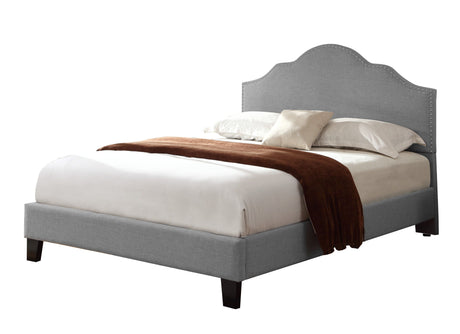 Kopa - Upholstered Bed Gray Queen by Wallace & Bay | Bel Furniture