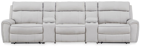 Social Pointe - Reclining Sectional - view 4