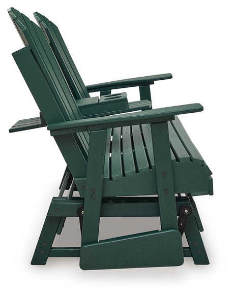 Shell Beach - Loveseat Glider - Green - view 5