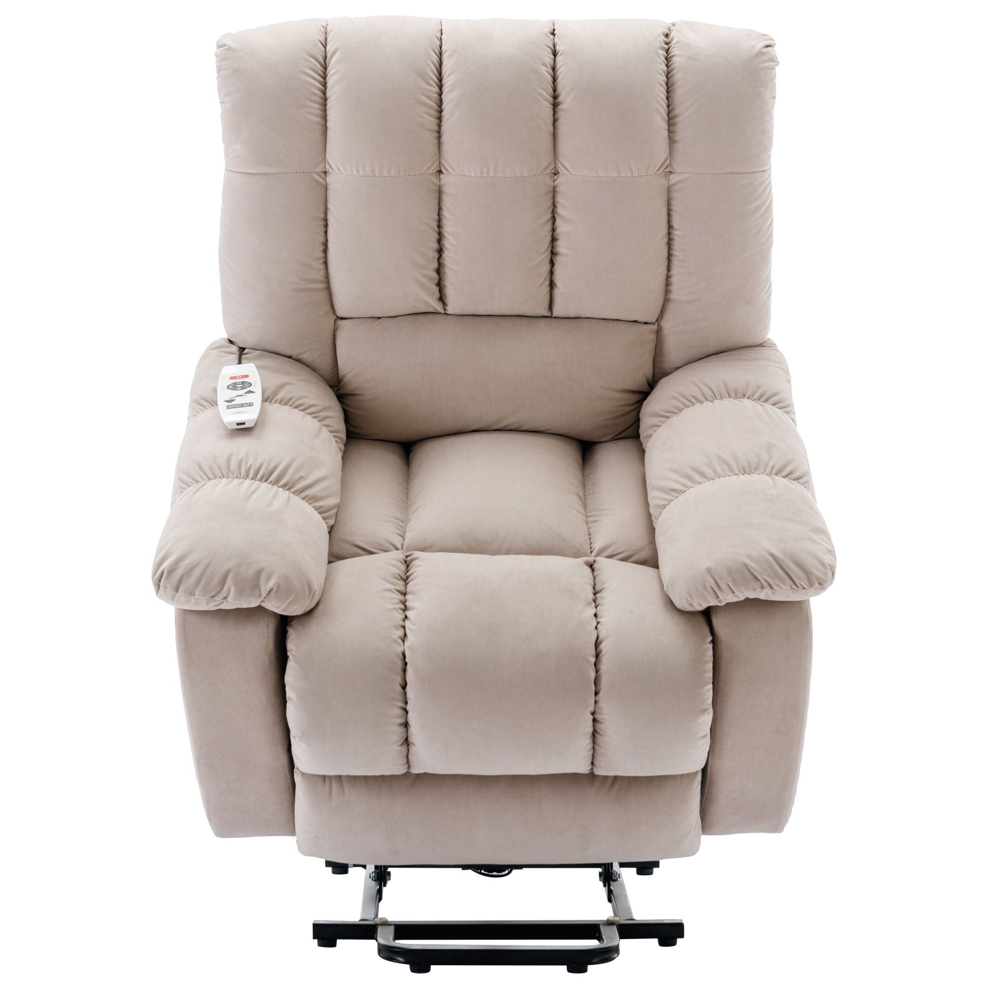 Massage Recliner Chair Electric Power Lift Recliner Chairs With Heat, Vibration, Side Pocket For Living Room Bedroom