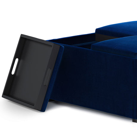 Avalon - Square Coffee Table, Storage Ottoman - view 59