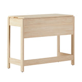 Transitional Reeded Writing Desk With Drawer