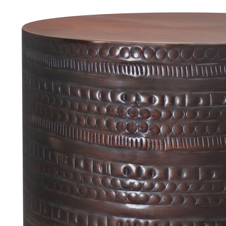 Johnsen - Handcrafted Large Metal Accent Table - view 21