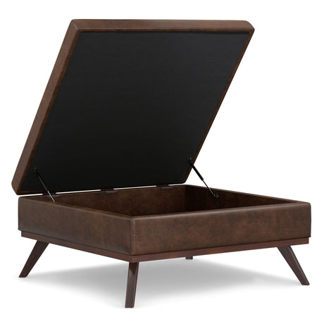 Owen - Multifunctional Square Coffee Table Storage Ottoman - view 58