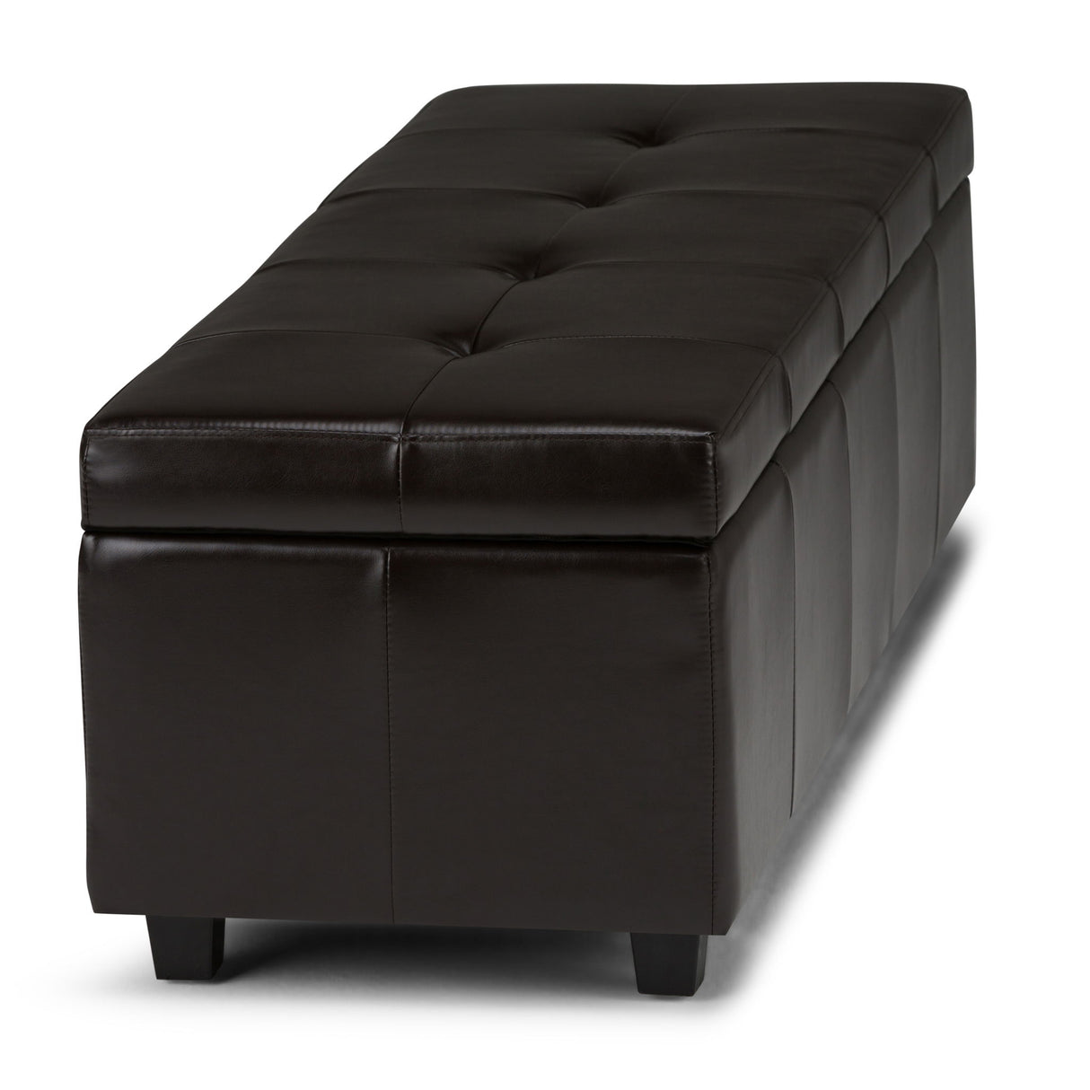 Castleford - Contemporary Storage Ottoman by Simpli-Home | Bel Furniture