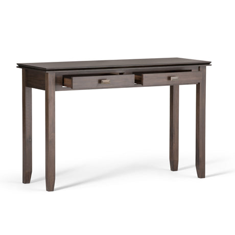 Artisan - Handcrafted Console Sofa Table by Simpli-Home | Bel Furniture