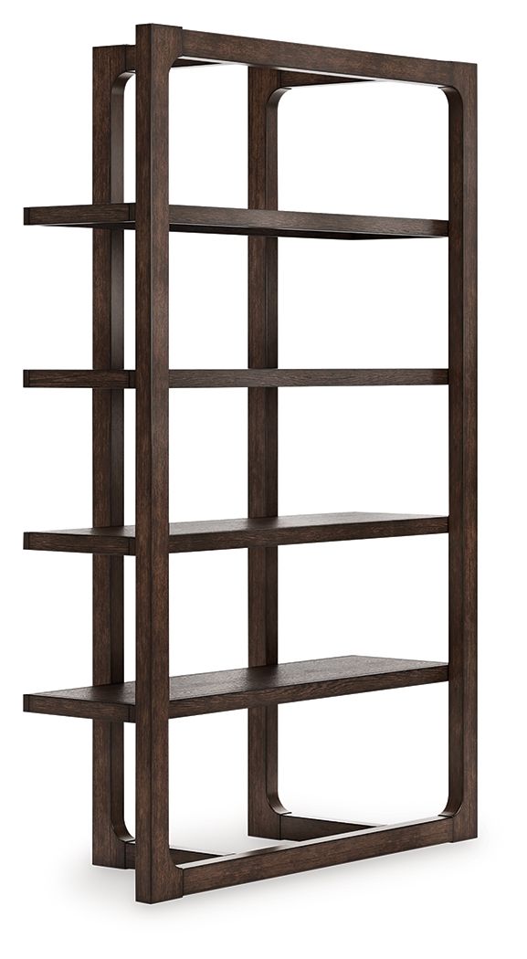 Breckington - Dark Brown - Bookcase by Signature Design by Ashley® | Bel Furniture