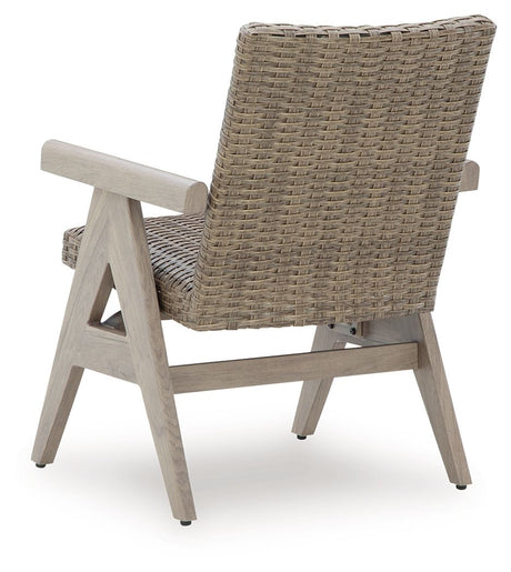 Cliff Trails - Beige - Rocking Arm Chair (Set of 2) by Signature Design by Ashley® | Bel Furniture