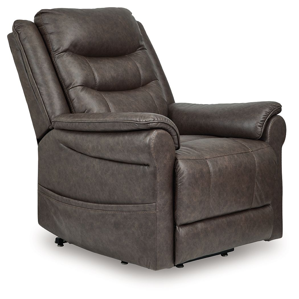 Oatman - Power Lift Recliner Dark Brown by Signature Design by Ashley® | Bel Furniture