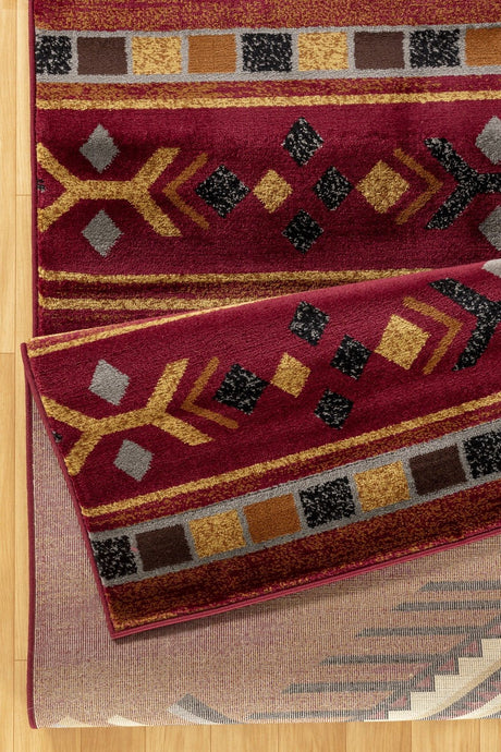Tribes - GC_YLS4001 Southwest Area Rug by Icona Home Decor | Bel Furniture