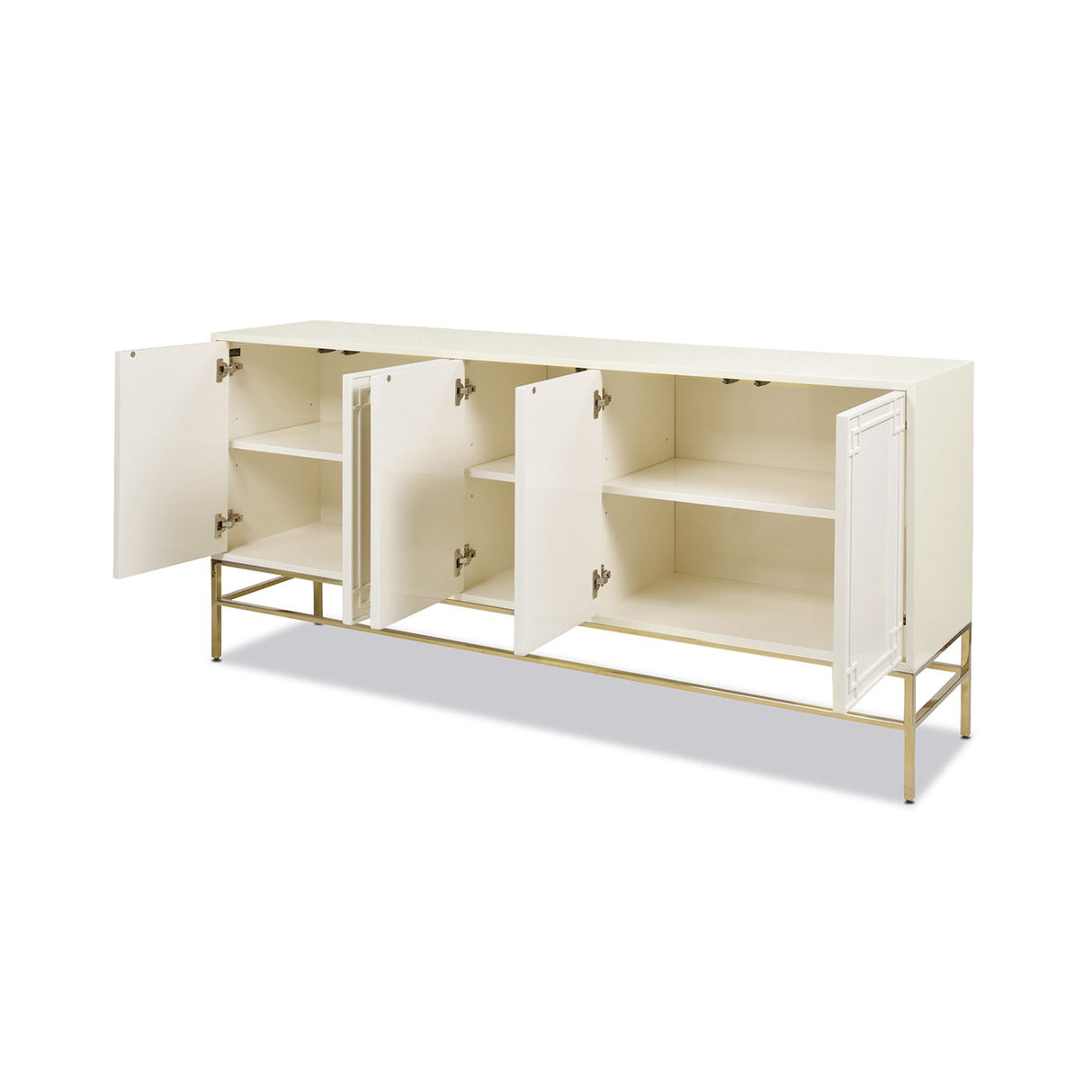 Gemini - Sideboard Storage Buffet - White Birch by Jennifer Taylor Home | Bel Furniture
