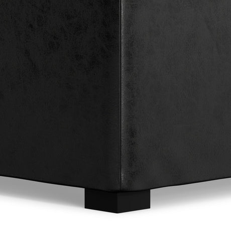 Avalon - Upholstered Square Coffee Table Storage Ottoman - view 11