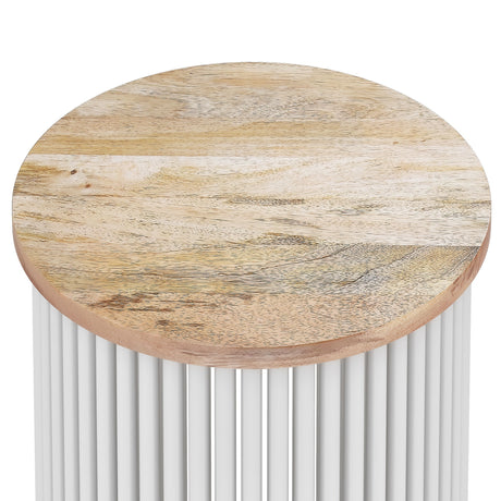 Demy - Handcrafted Metal Accent Table - view 26