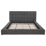 Dreux - Upholstered Panel Platform Bed