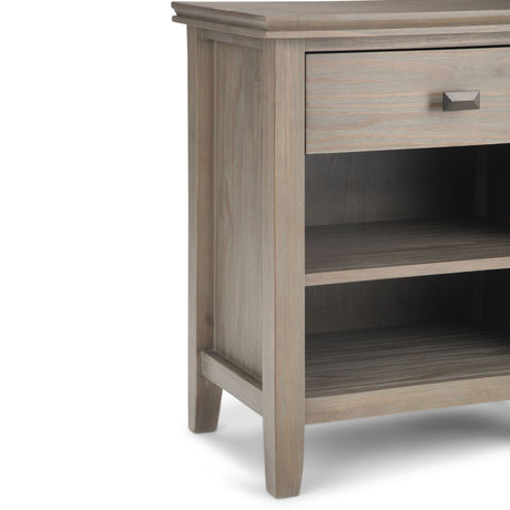 Artisan - Handcrafted Bedside Table by Simpli-Home | Bel Furniture