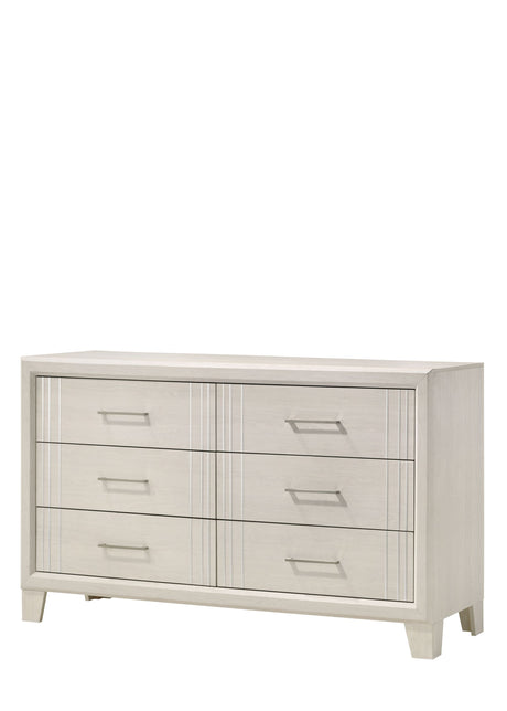 Charlie - Dresser White by Crown Mark | Bel Furniture