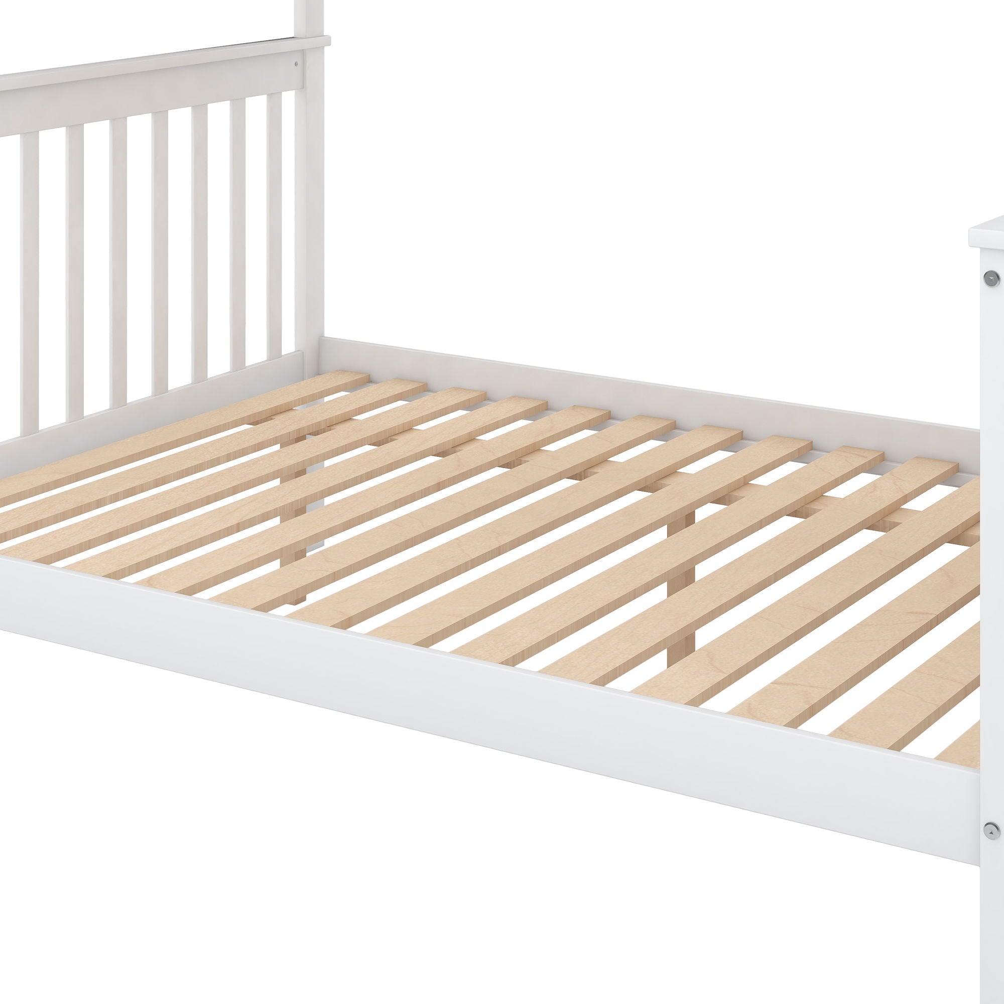 Twin Over Full Bunk Bed With Trundle And Staircase