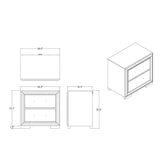 Adelaide - Nightstand With Spacious Storage