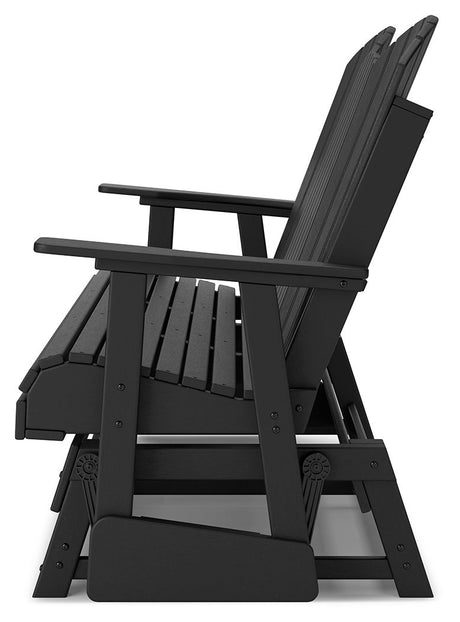 Hyland Wave - Glider Loveseat by Signature Design by Ashley® | Bel Furniture