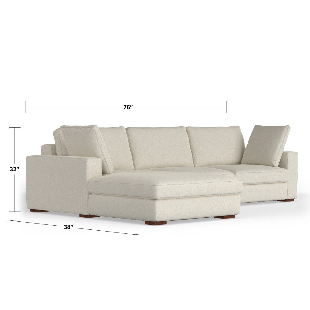 Charlie - Upholstered Deep Seater Sectional Sofa by Simpli-Home | Bel Furniture