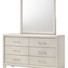 Charlie - Dresser & Mirror White by Crown Mark | Bel Furniture