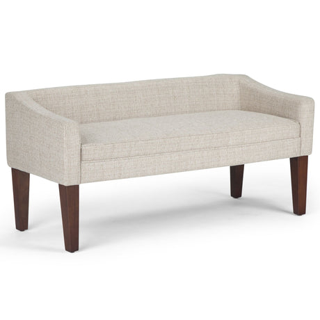 Parris - Contemporary Upholstered Bench - view 3
