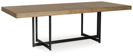 Tomtyn - Light Brown - Rectangular Dining Room Extension Table by Signature Design by Ashley® | Bel Furniture