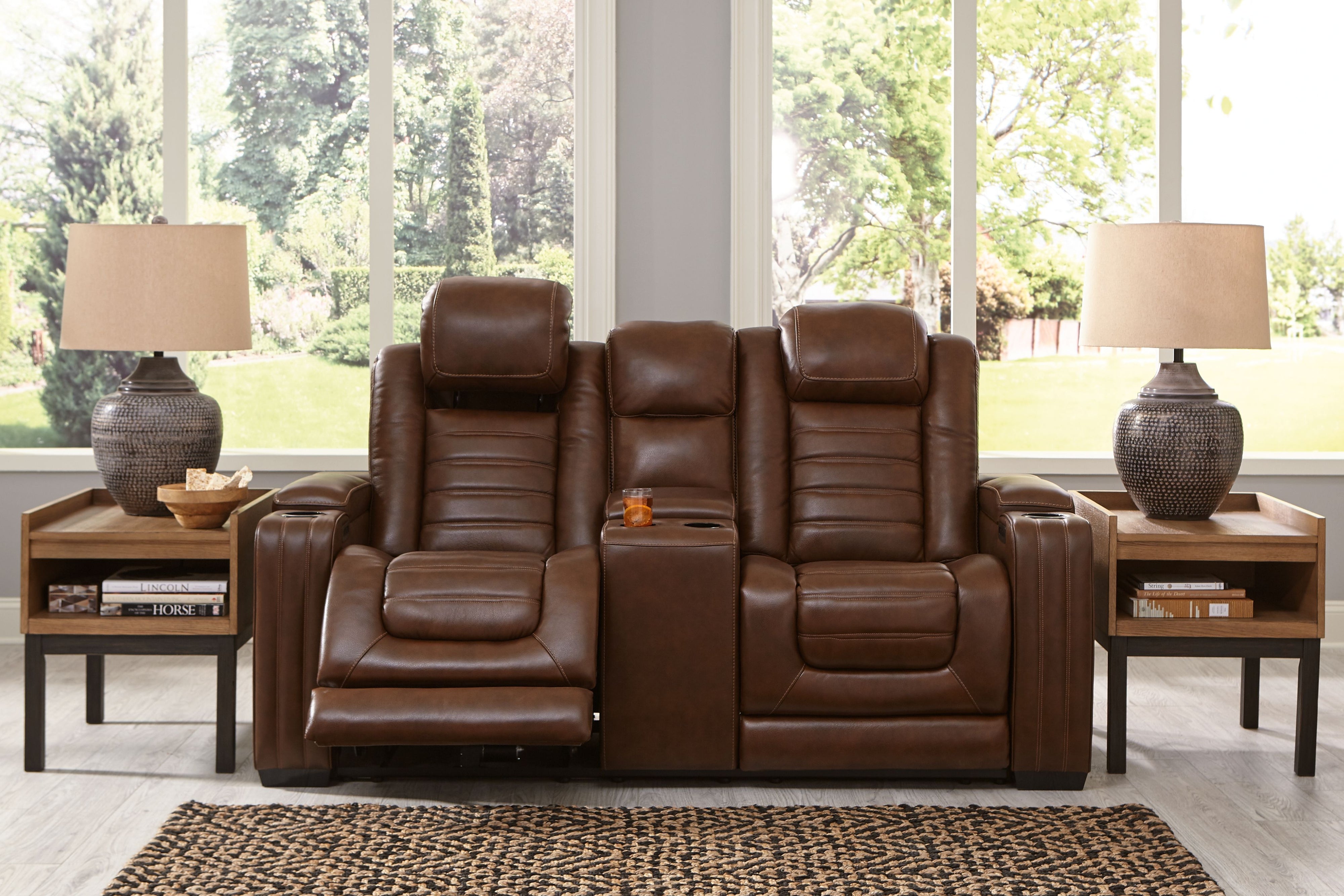 Backtrack - Chocolate - 2 Pc. - Power Reclining Sofa, Loveseat