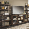 Starmore - TV Stand Dark Brown 3 Pc. - Enertainment Center - 70" TV Stand by Signature Design by Ashley® | Bel Furniture